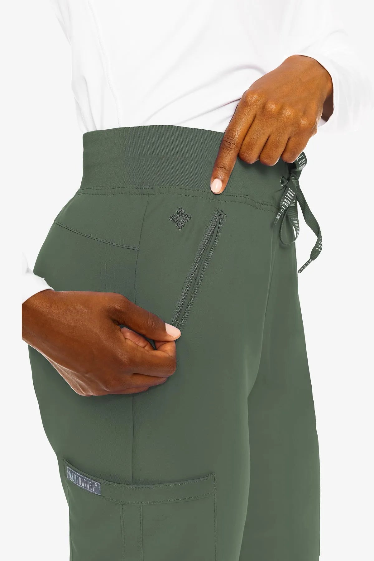 Med Couture Insight Women’s Zipper Pant - Petite