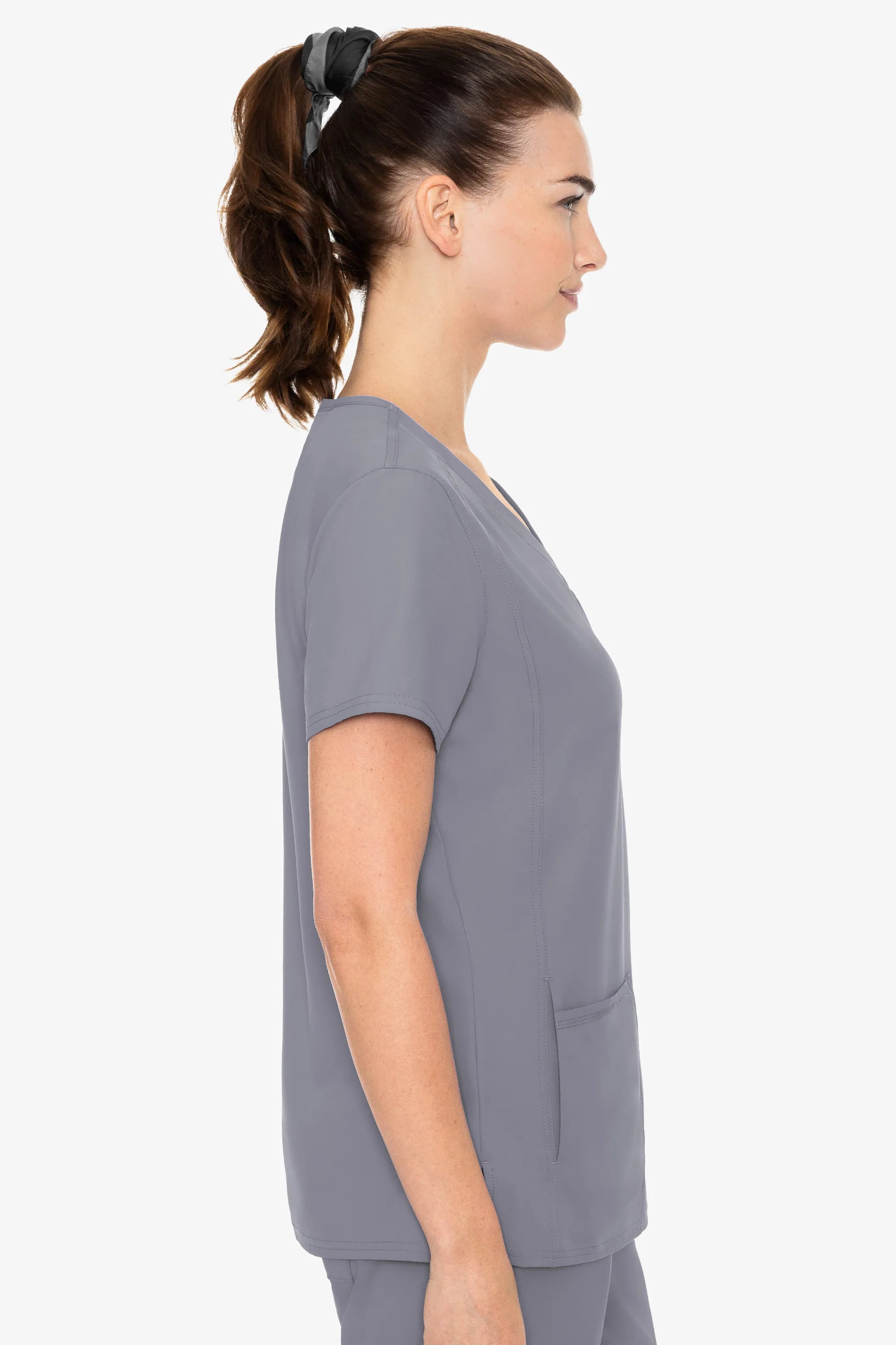Med Couture Women's Insight Side Pocket Top