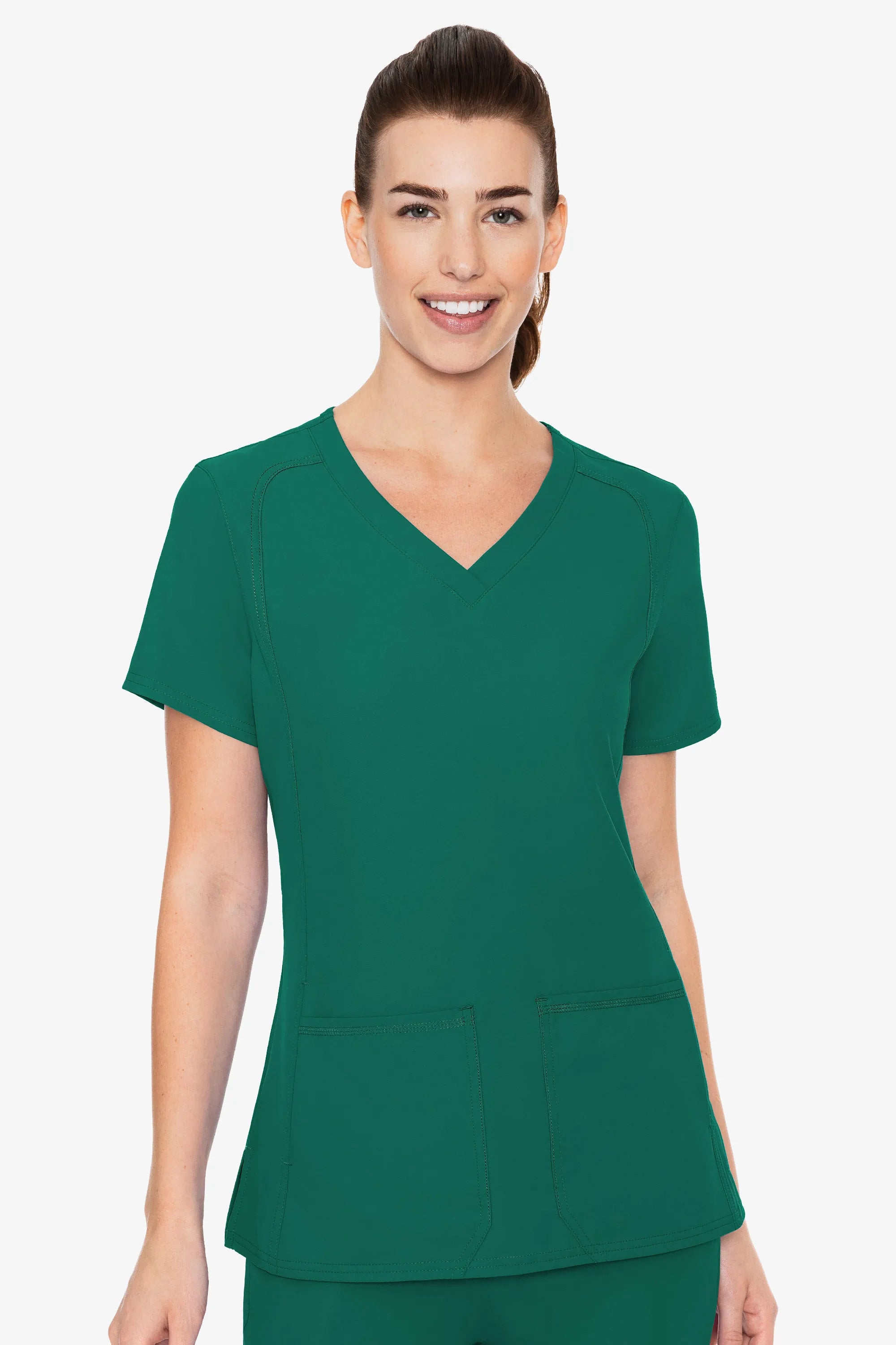 Med Couture Women's Insight Side Pocket Top