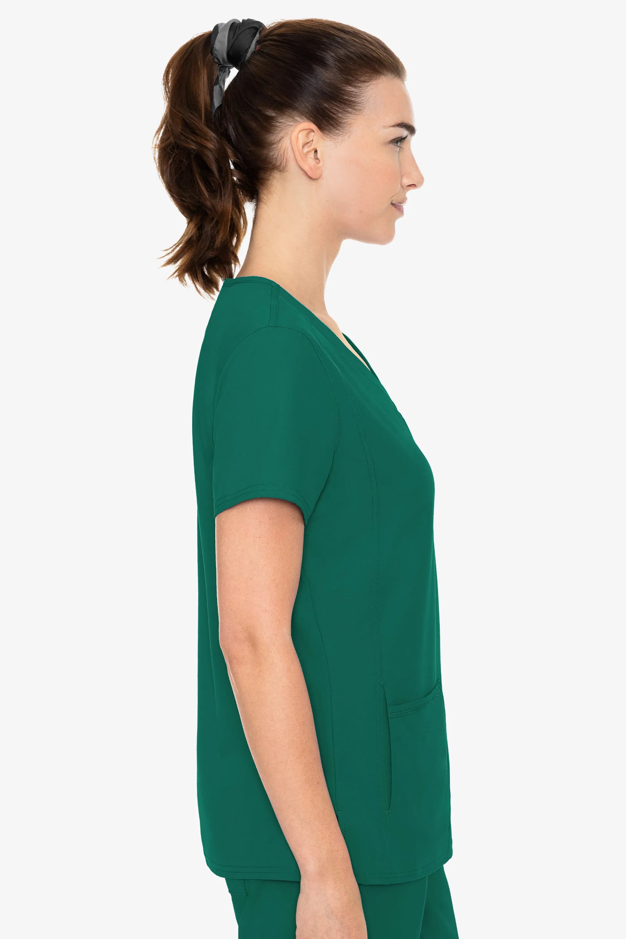 Med Couture Women's Insight Side Pocket Top