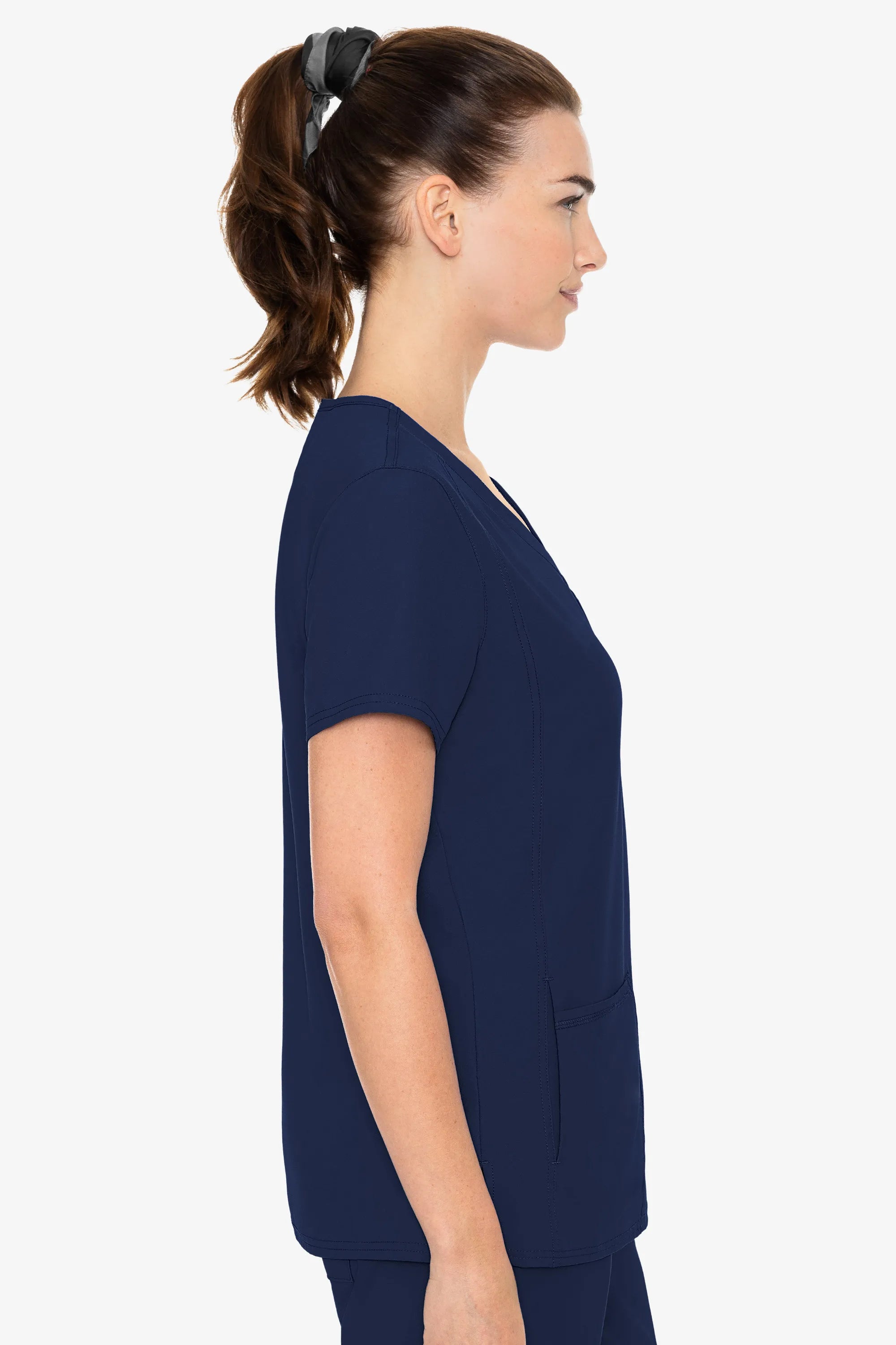 Med Couture Women's Insight Side Pocket Top
