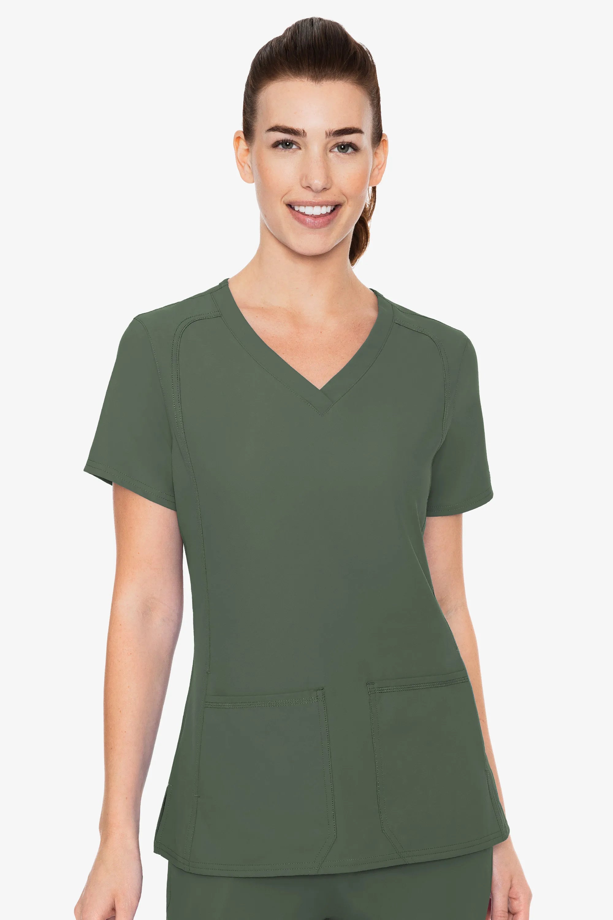 Med Couture Women's Insight Side Pocket Top