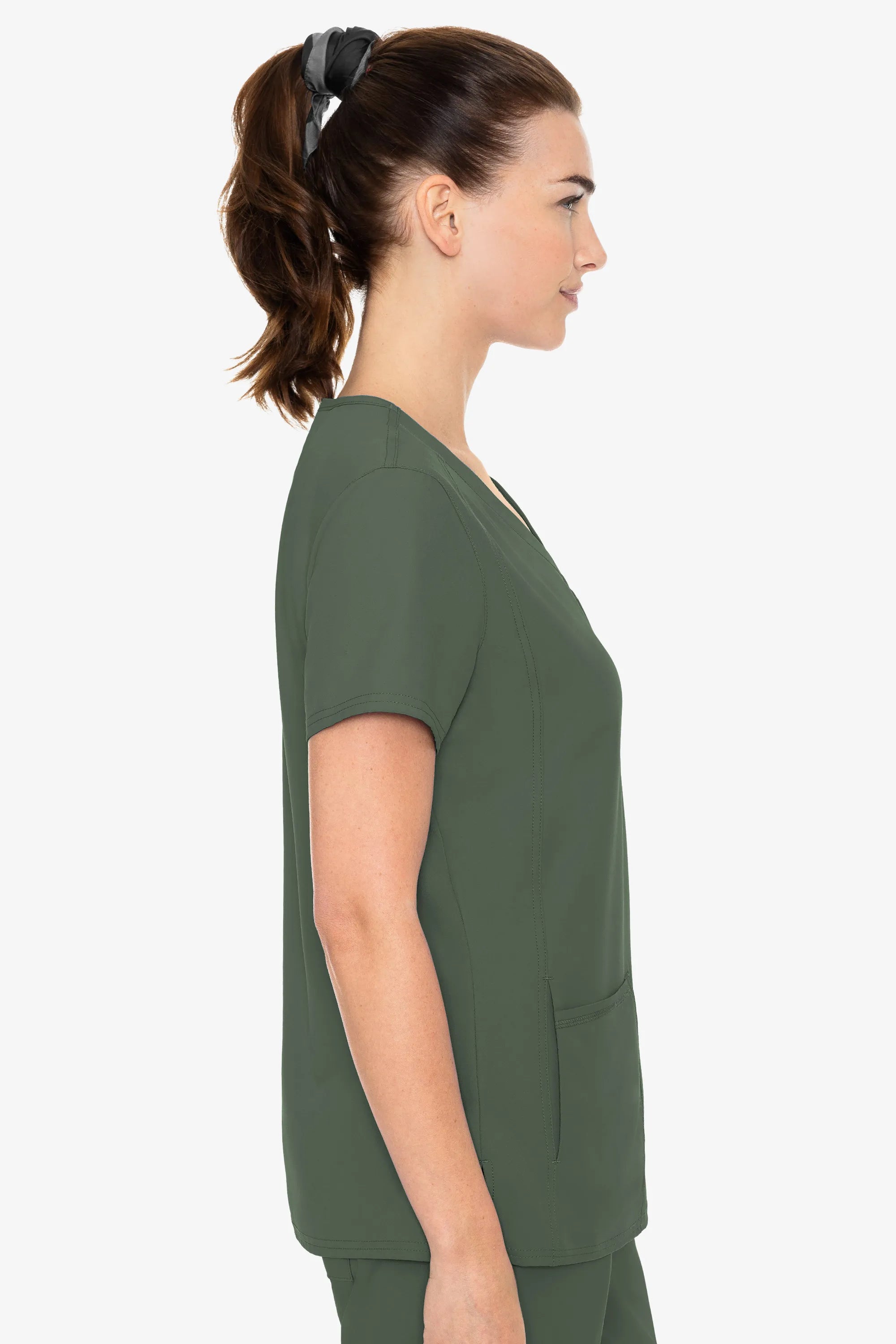 Med Couture Women's Insight Side Pocket Top
