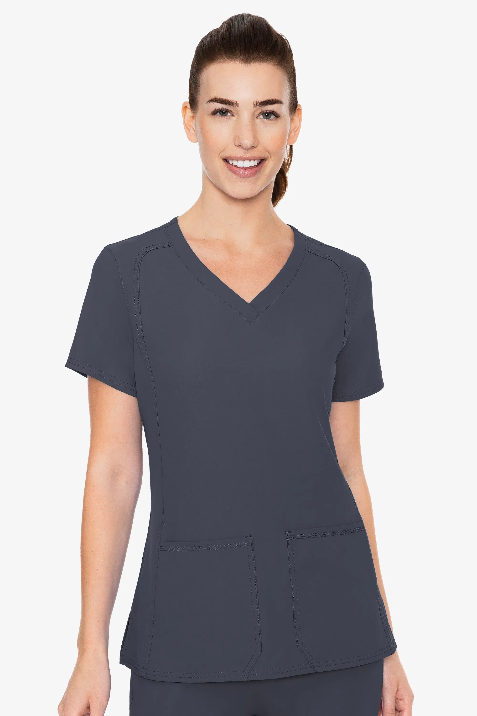 Med Couture Women's Insight Side Pocket Top