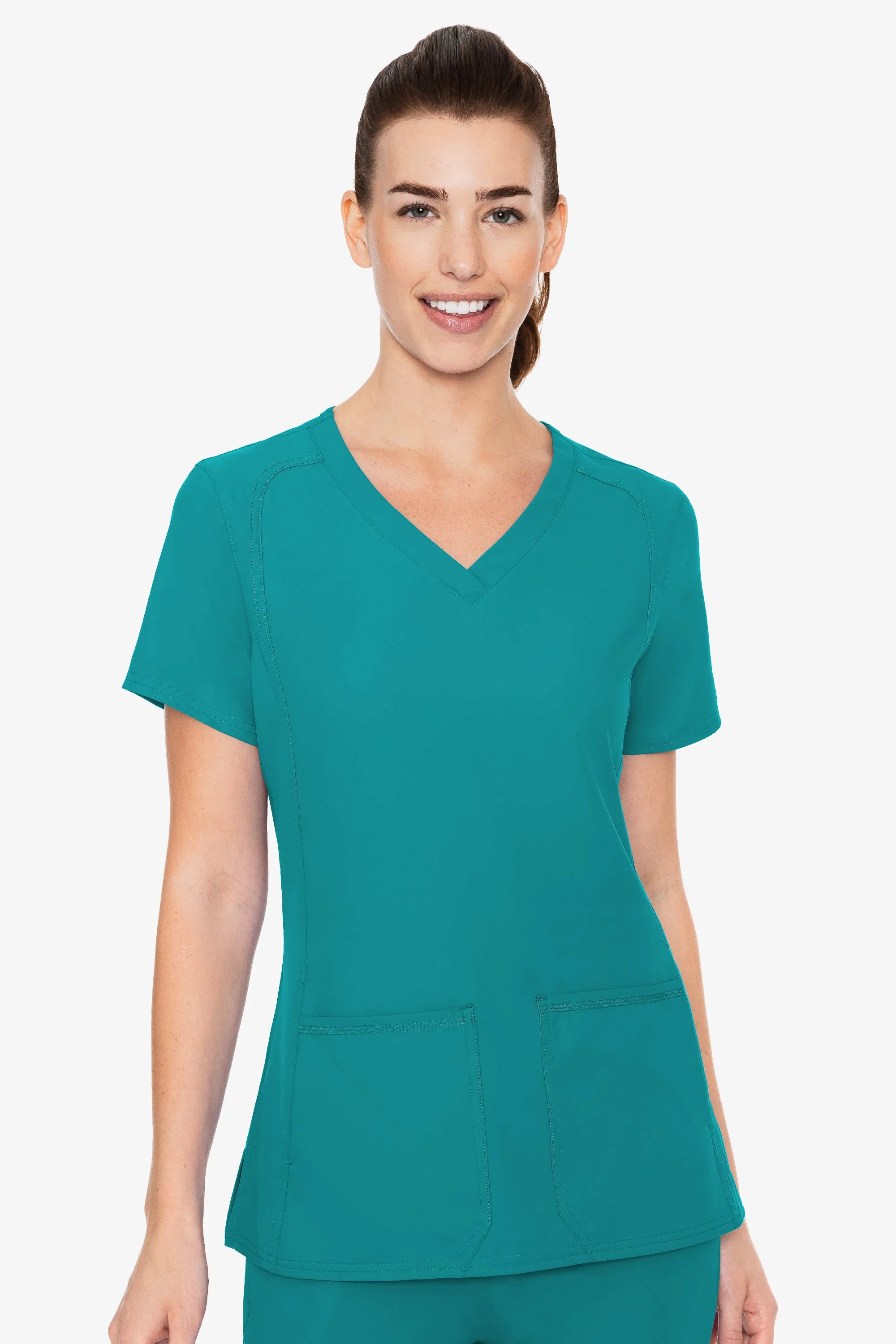 Med Couture Women's Insight Side Pocket Top