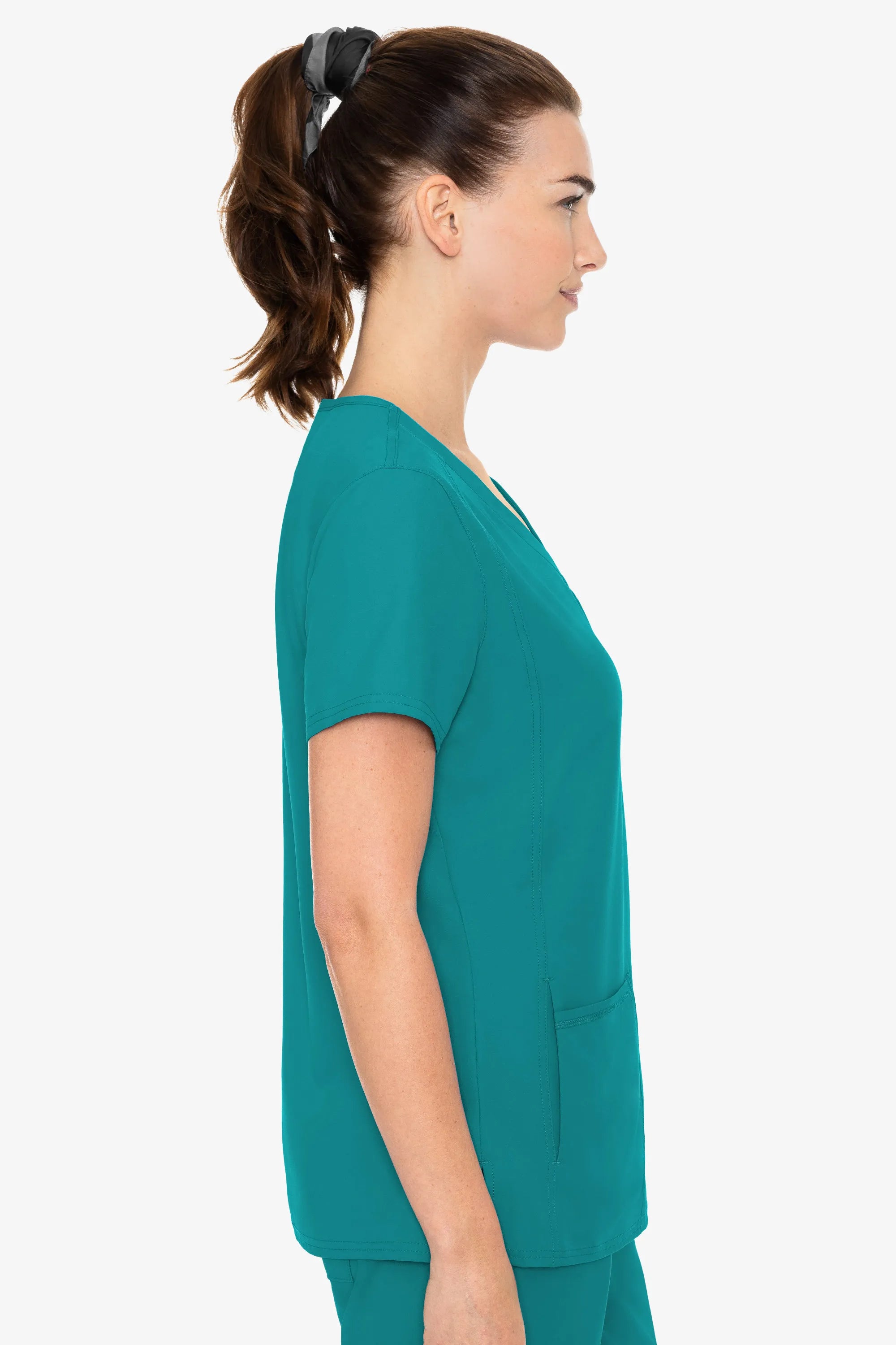 Med Couture Women's Insight Side Pocket Top
