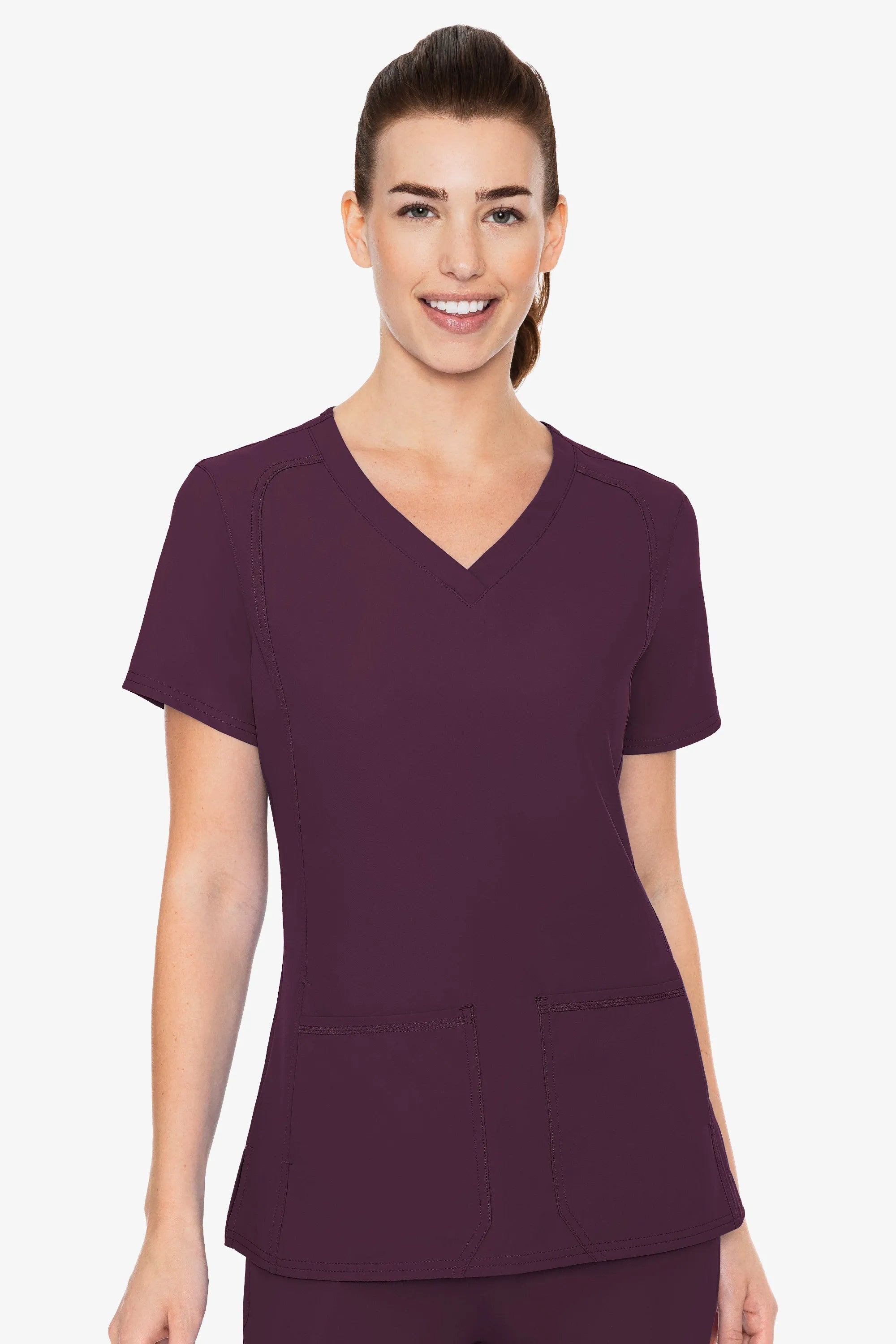 Med Couture Women's Insight Side Pocket Top