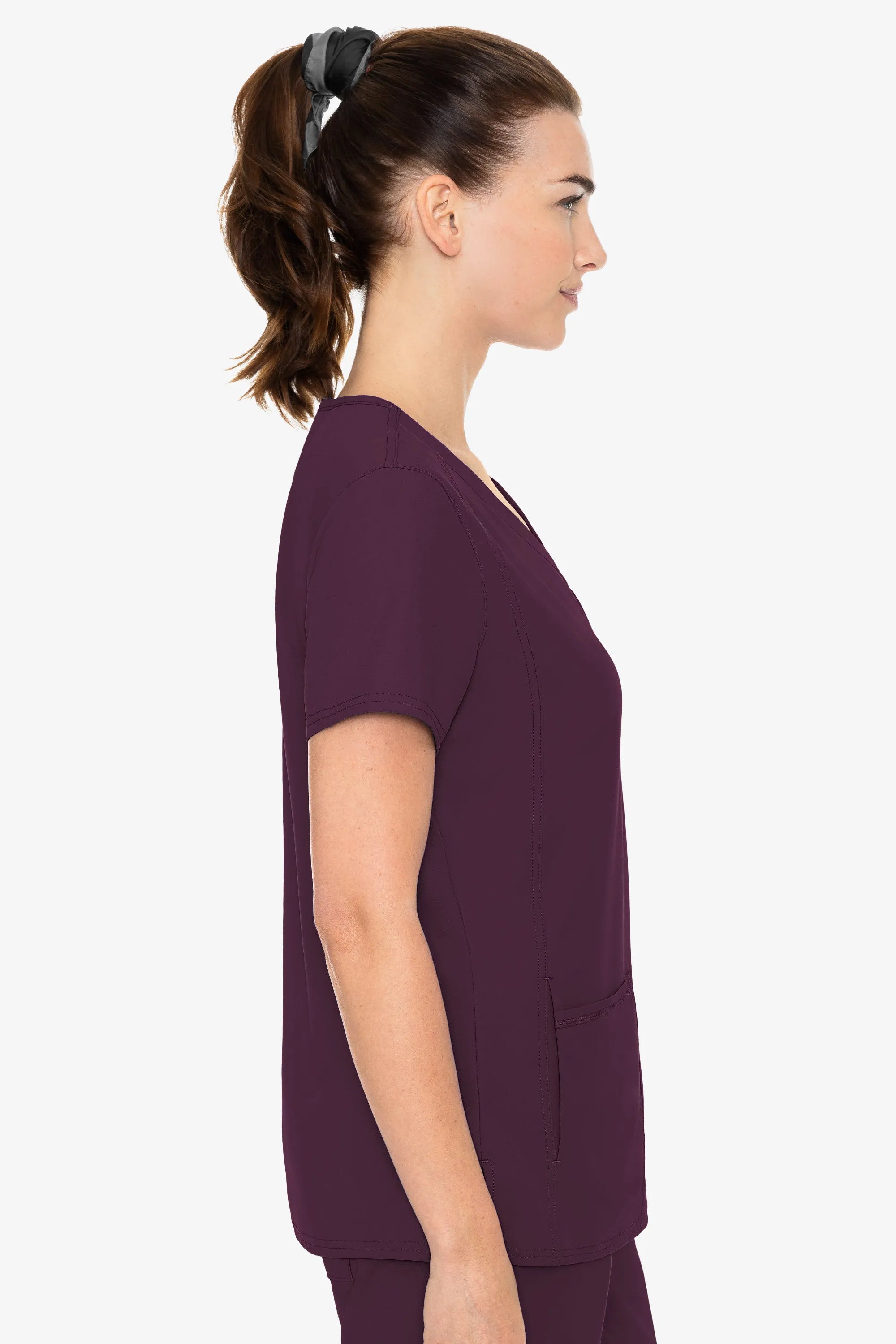 Med Couture Women's Insight Side Pocket Top