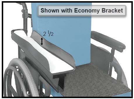 Therafin-31372-Arm Trough w/ Econo Channel Bracket