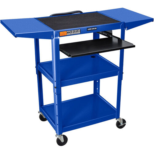 Luxor Adjustable-Height Steel Utility Cart