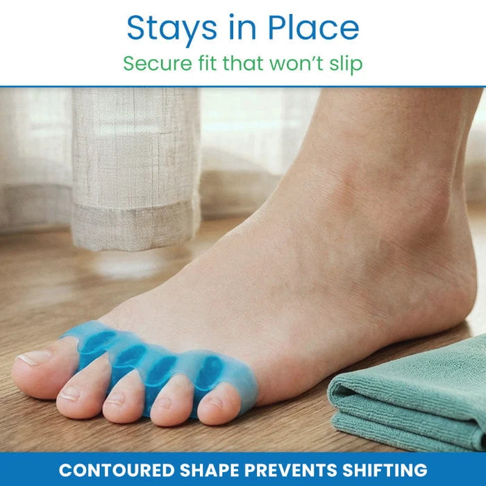 Vive Health-INS1059BLUS Ergonomic Toe Separators - Small