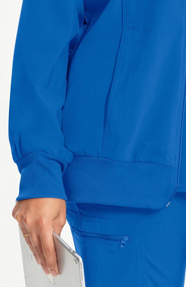 Infinity Women's Zip Front Warm Up Scrub Jacket