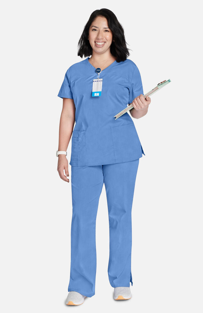 Cherokee Medical Allura Women’s Three front pockets V-Neck Top