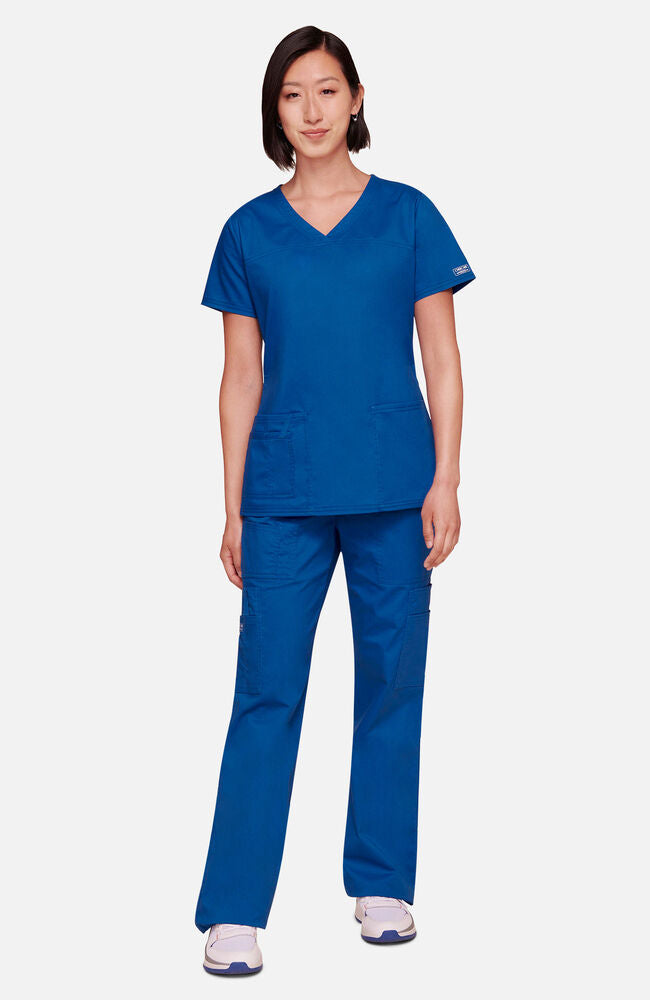 Cherokee Medical Allura Women’s Three front pockets V-Neck Top