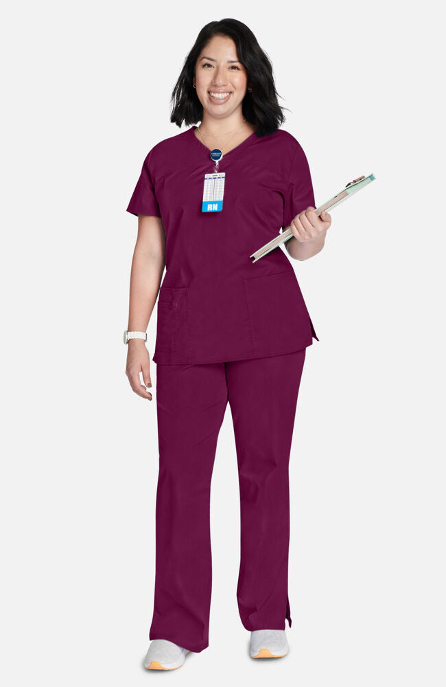 Cherokee Medical Allura Women’s Three front pockets V-Neck Top