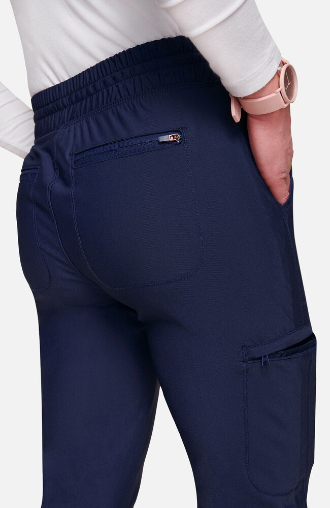 Cherokee Medical Women's Mid Rise Tapered Leg Drawstring Scrub Pant, Tall