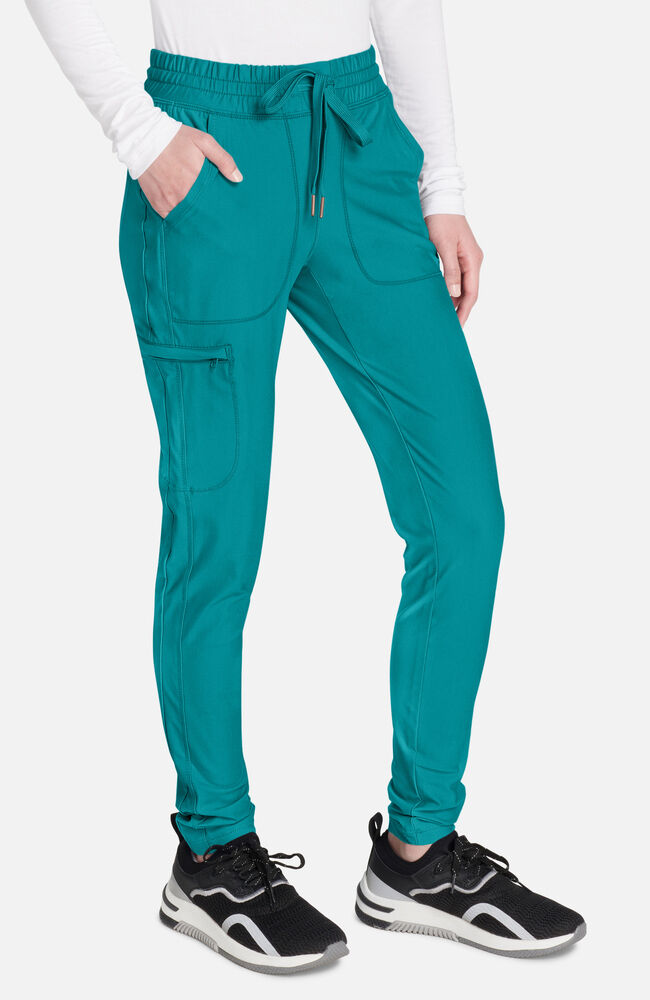 Cherokee Medical Women's Mid Rise Tapered Leg Drawstring Scrub Pant, Tall