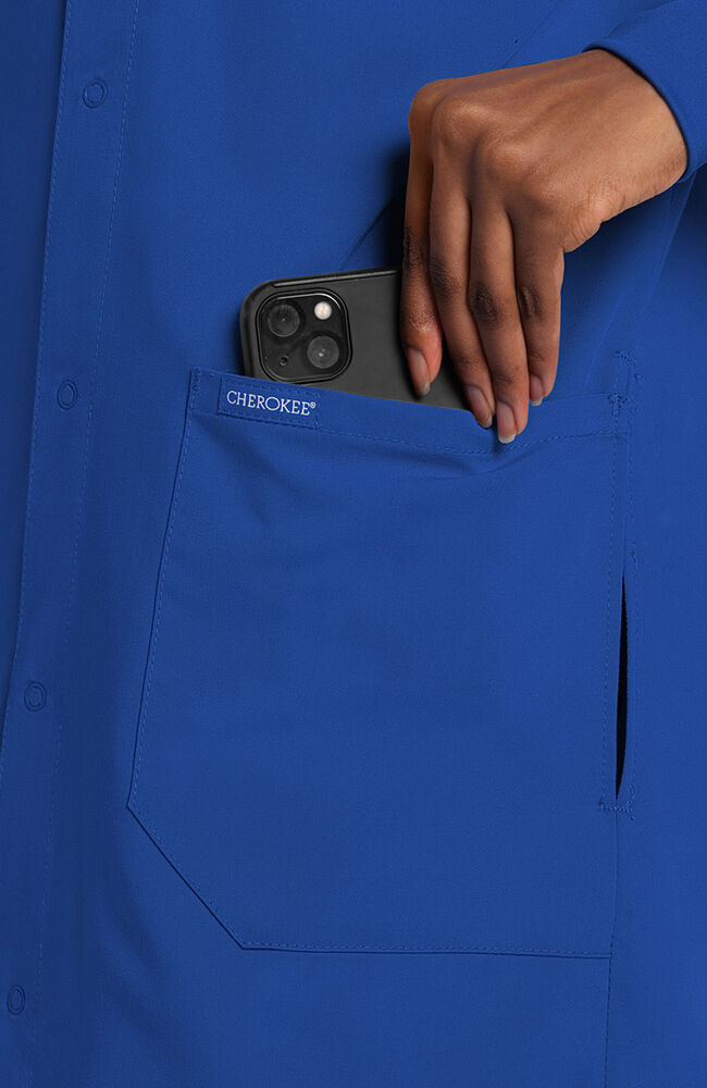 Cherokee Medical PROJECT LAB Unisex 40" Snap Front Lab Coat