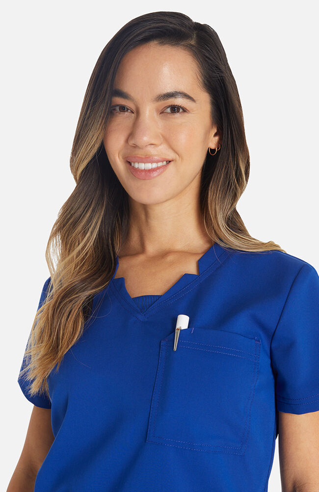Balance by Dickies Women's Notched V-Neck Scrub Top