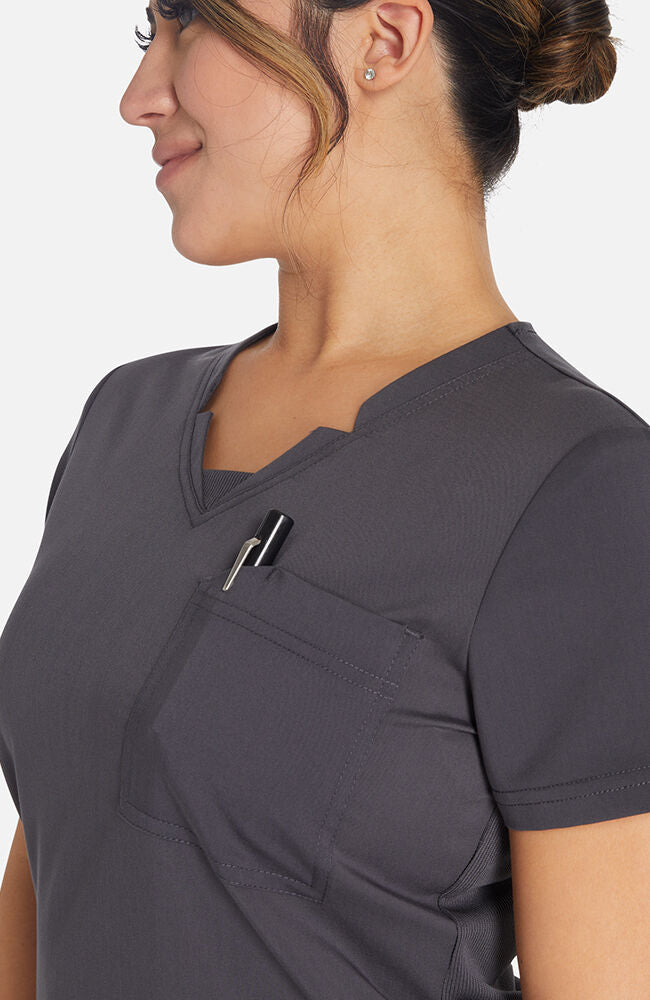 Balance by Dickies Women's Notched V-Neck Scrub Top