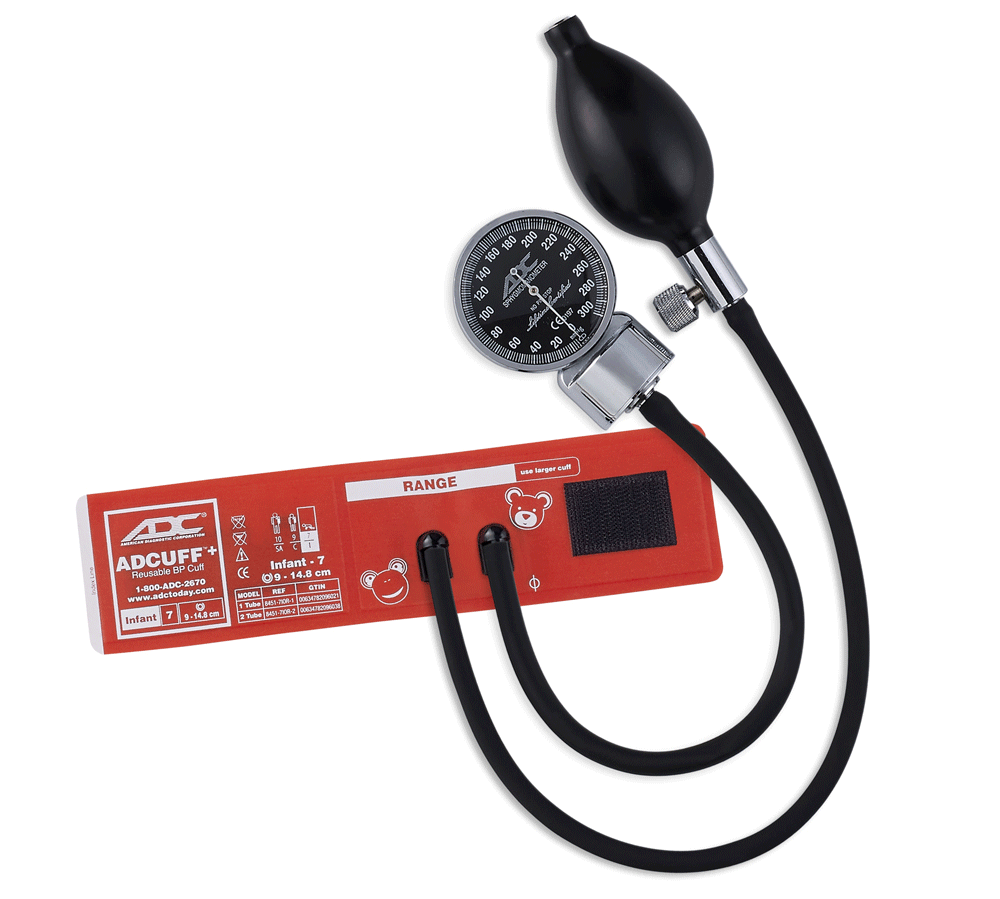 ADC Diagnostix Pocket Aneroid Sphygmomanometer - Infant