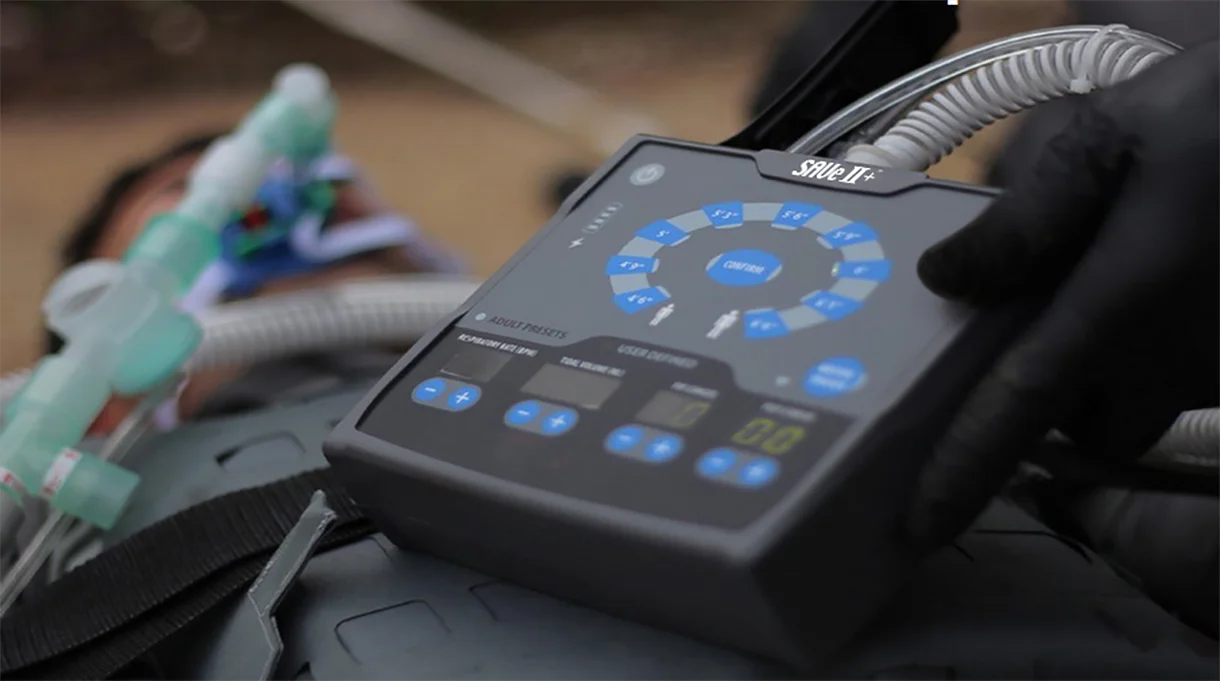 Safeguard Medical SAVe II+ Simplified Automated Ventilator