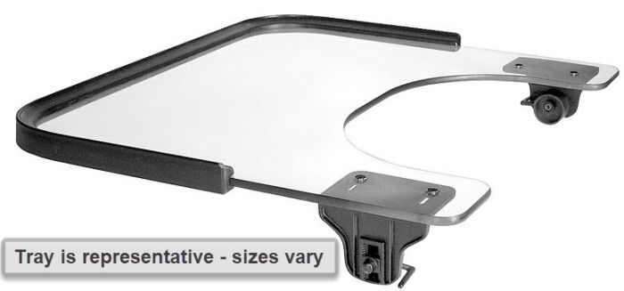 Therafin Tray, Clear, 27.5W X 23.5D W/ 17X10 BC