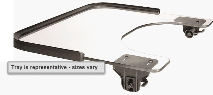 Therafin Tray, Clear, 27.5W X 23.5D W/ 17X10 BC