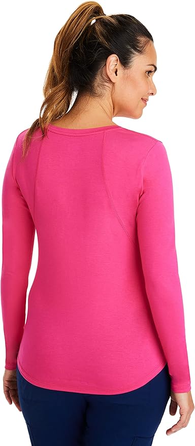 Purple Label by Healing Hands Women's Mackenzie Solid Underscrub Tee