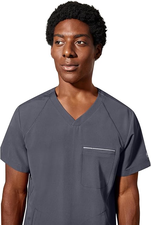 360 by Healing Hands Men's Steven V-Neck Scrub Top
