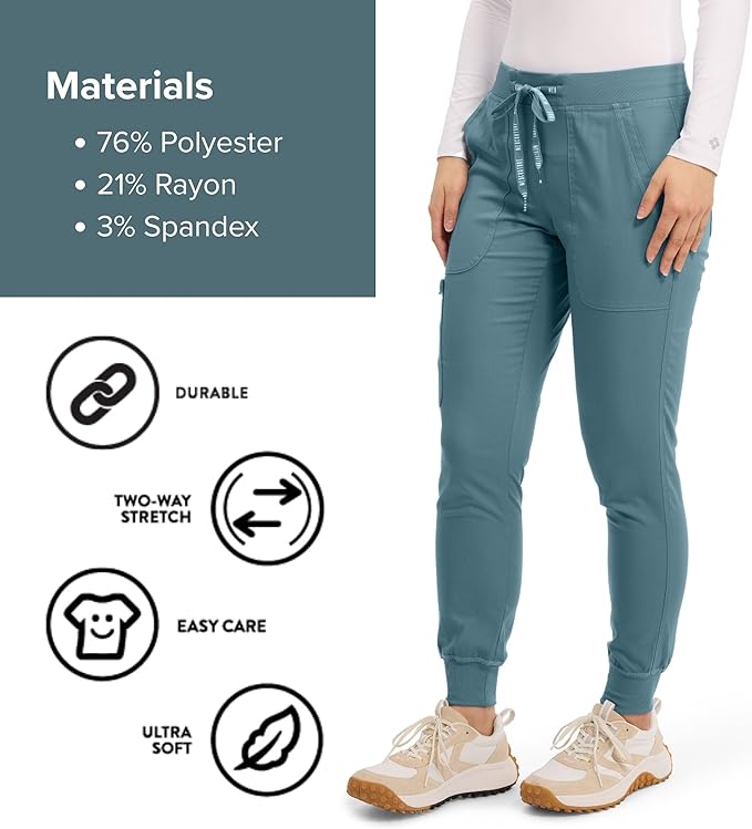 Med Couture Women Touch Jogger Yoga Pant - Petite