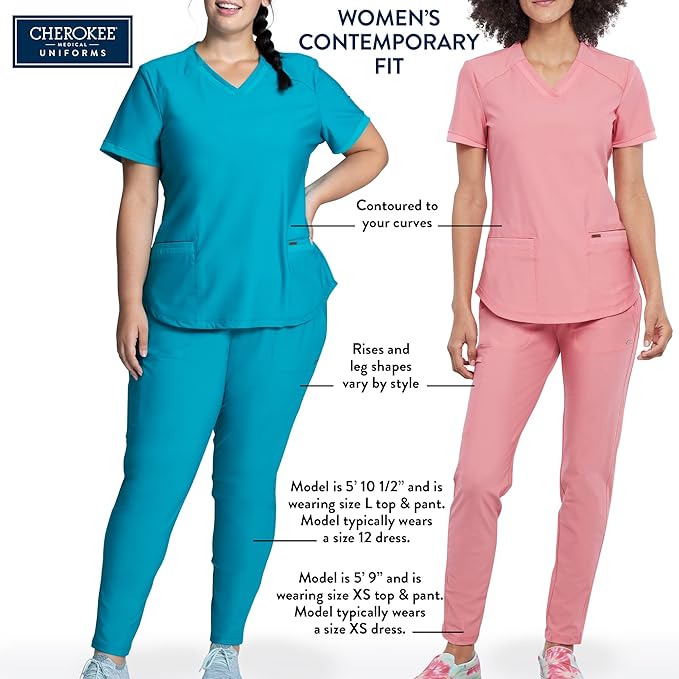 Cherokee Medical Achieve Women's 5-Pocket Pull-On Jogger Scrub Pant - Regular