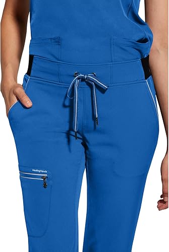 360 by Healing Hands Women's Nisha Knit Waistband Scrub Pant - Tall