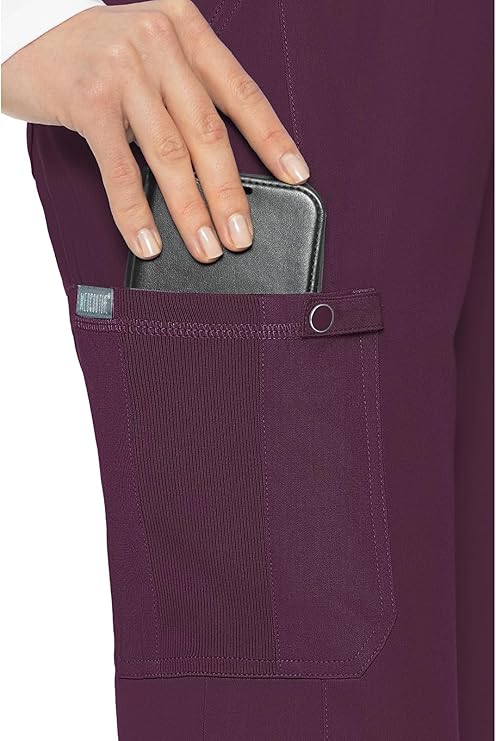 Med Couture Touch Women's Jersey Waist Yoga Pant - Petite