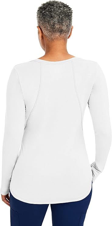 Purple Label by Healing Hands Women's Mackenzie Solid Underscrub Tee