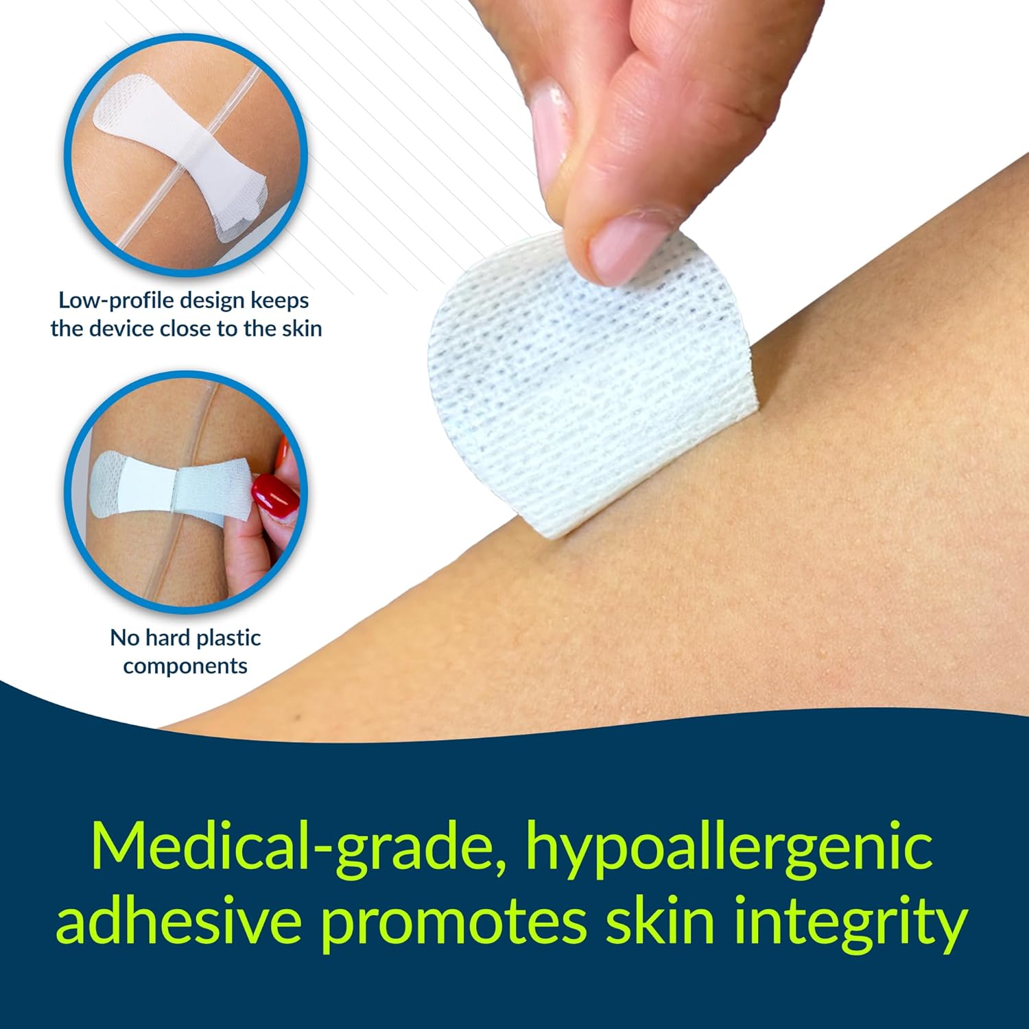 TIDI Products LLC GRIP-LOK® Securement Device, Universal, Small, (100/Box)