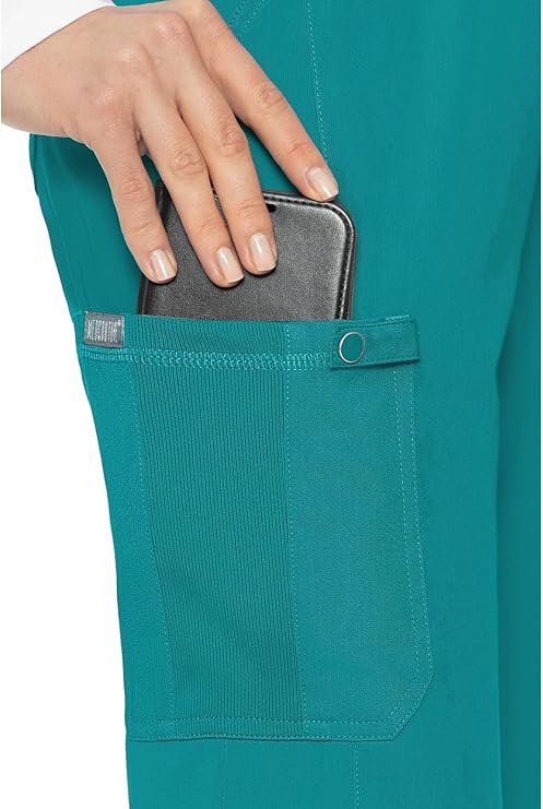 Med Couture Touch Women's Jersey Waist Yoga Pant - Petite