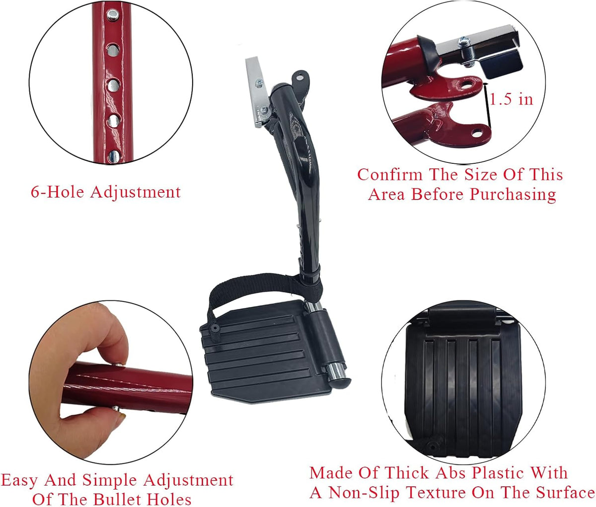 A2Z Mobility Footrest for Wheelchair (These are only footrests)