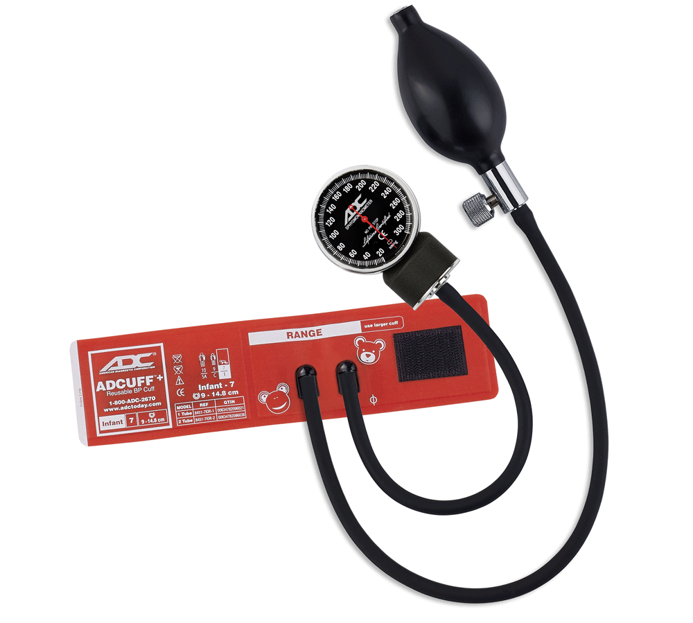 ADC Diagnostix 720 Pocket Aneroid Sphygmomanometer-Infant