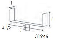 Therafin-31946-Joystick Goal Post Extension, Low-Profile