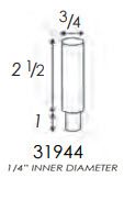 Therafin-31944-Joystick Post Extension, Low-Profile