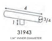 Therafin-31943-Joystick T-Bar Extension, Low-Profile