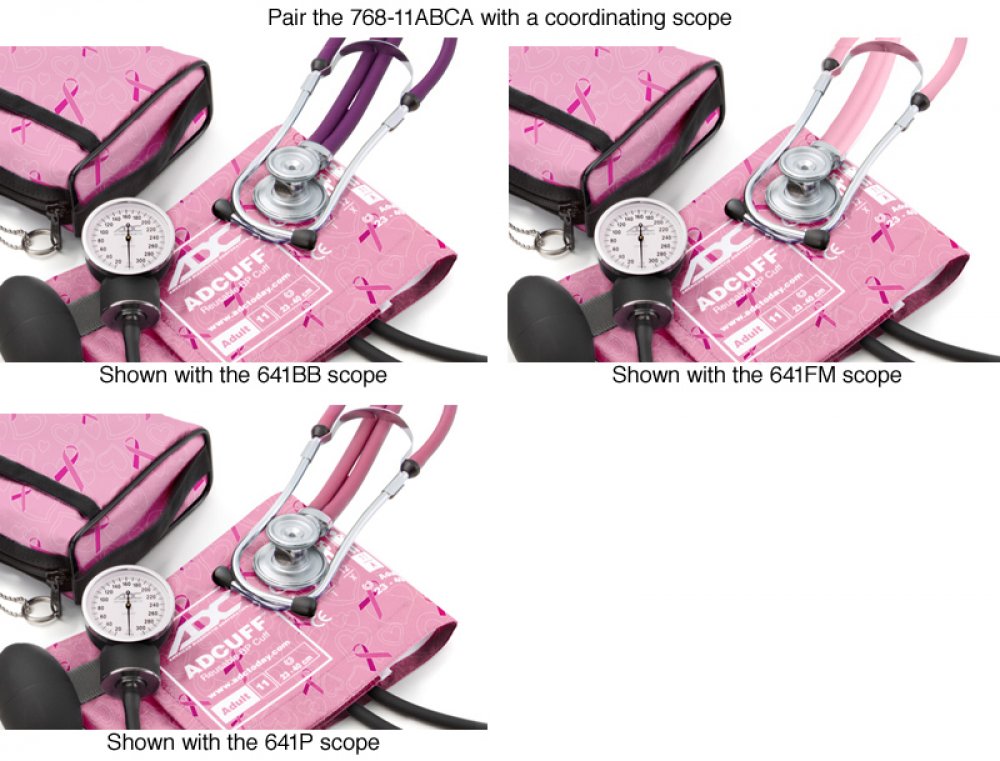 ADC Prosphyg 768 Pocket Aneroid Sphygmomanometer-Adult