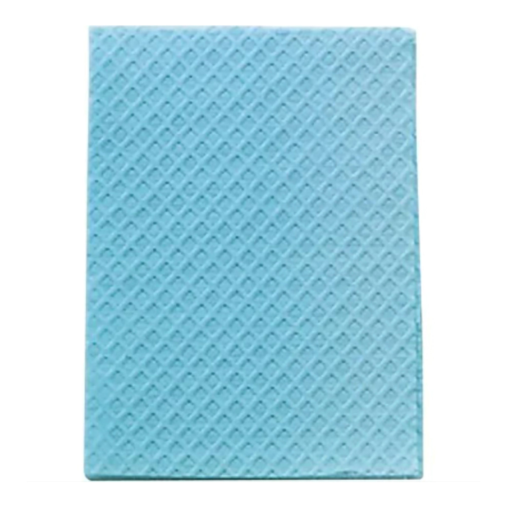 TIDI Products-9810867 Diamond Embossed Towel, 13in. x 18in., 2-Ply Tissue/ Poly, Blue, 500/cs , case