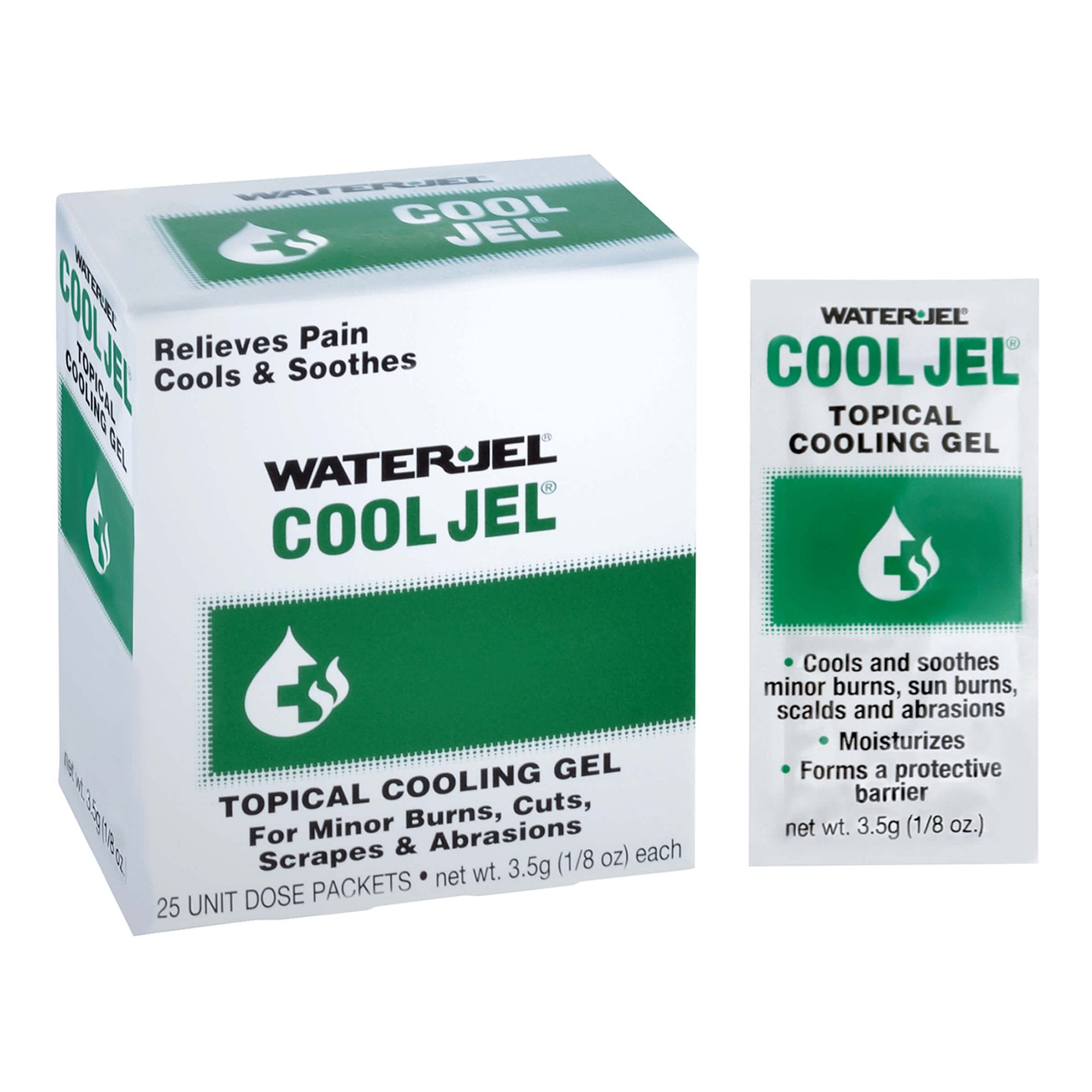 Safeguard Medical-CJ25-600.00.000 Cool-Jel, 3.5gm Unit Dose (24 boxes of 25 each)