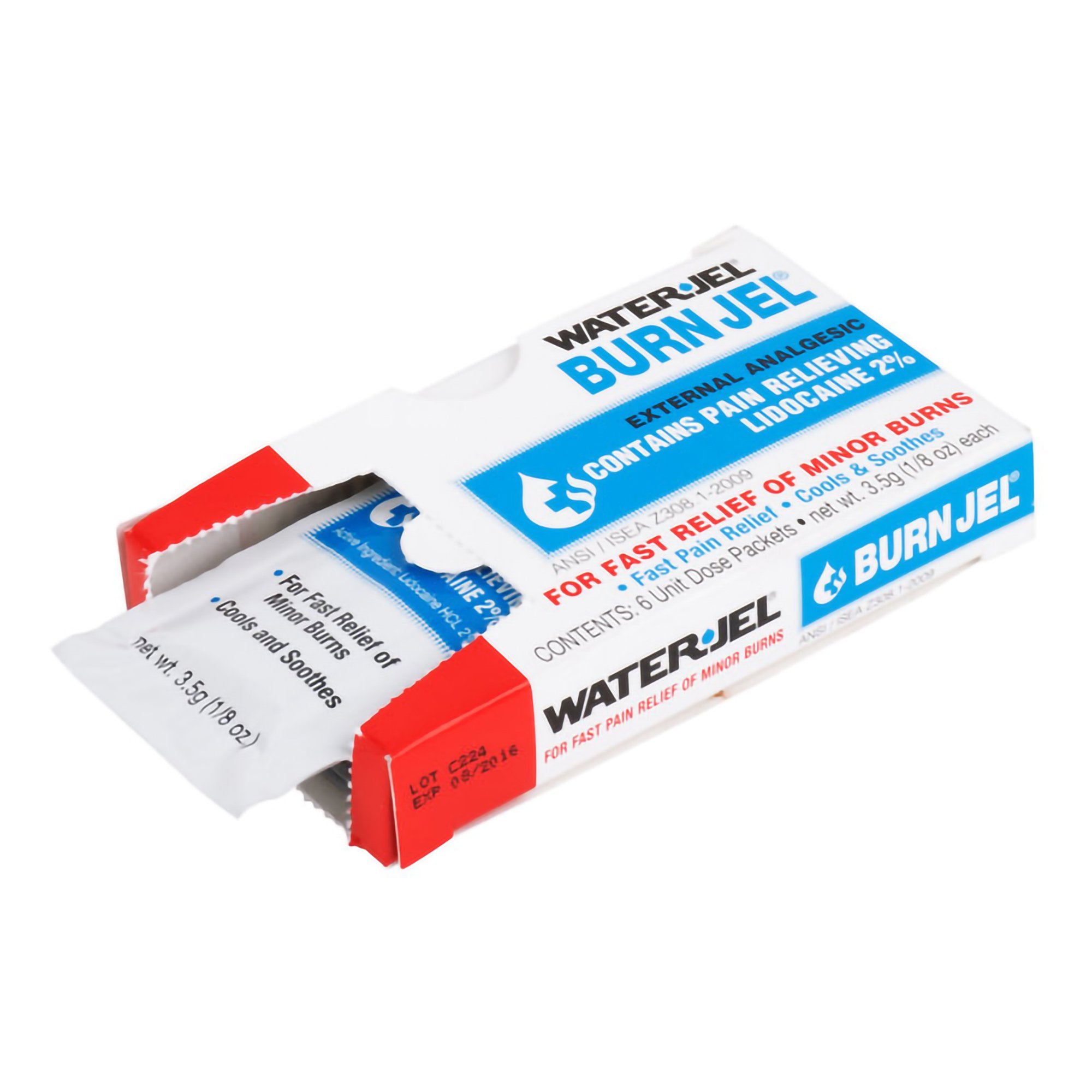 Safeguard Medical-100U-6.00.000 Burn-Jel, 3.5gm Unit Dose (100 boxes of 6 each)