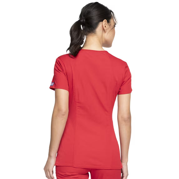Cherokee Medical WW Originals Women's Knit V-Neck Solid Scrub Top