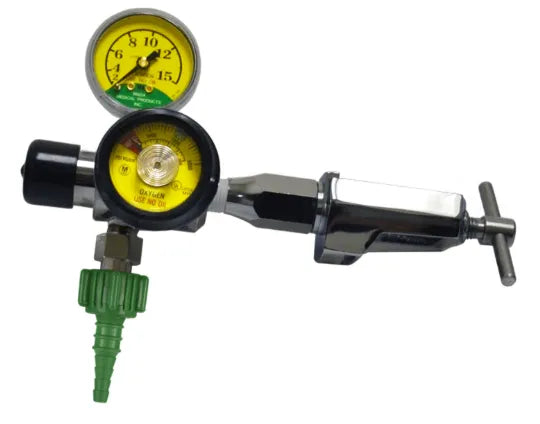 Mada Medical-1616A-15E E Oxygen Kit - 1/2-15 LPM Mini-Click Regulator-Cart (1 KT)