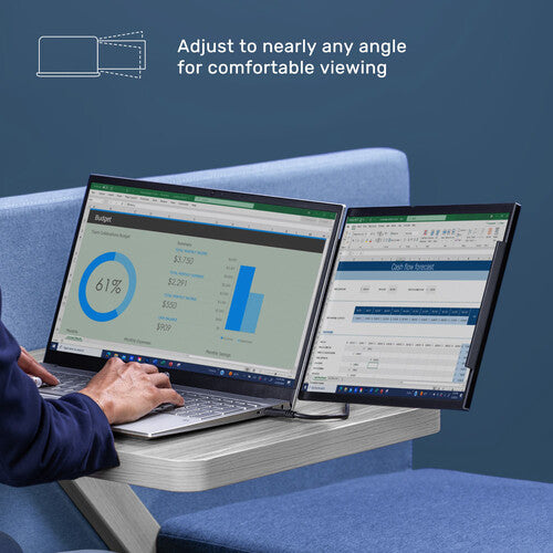 Luxor-LTTL151 SideTrak Swivel 15.6" Attachable Portable Monitor