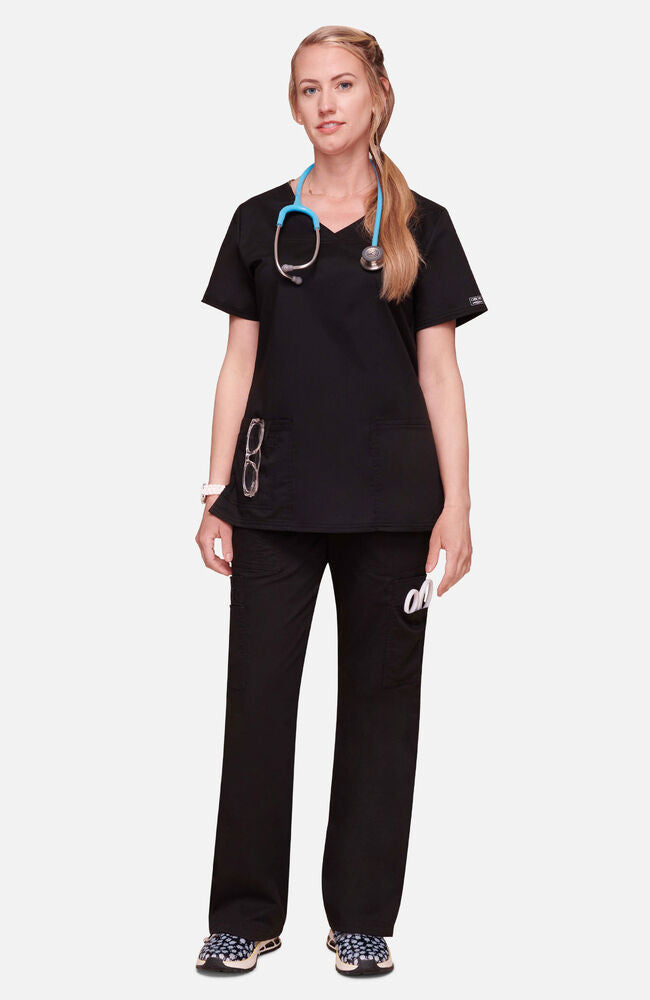 Cherokee Medical Allura Women’s Three front pockets V-Neck Top